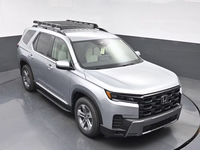 2026 Solar Silver Metallic Honda Pilot EX-L AWD SUV