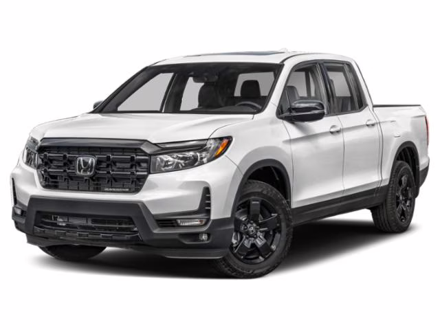 2026 Platinum White Pearl Honda Ridgeline Black Edition AWD Truck