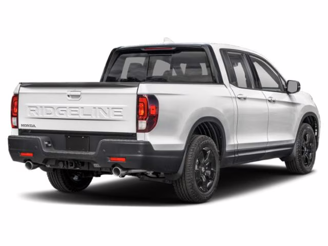 2026 Platinum White Pearl Honda Ridgeline Black Edition AWD Truck