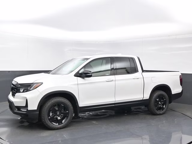 2026 Platinum White Pearl Honda Ridgeline Black Edition AWD Truck