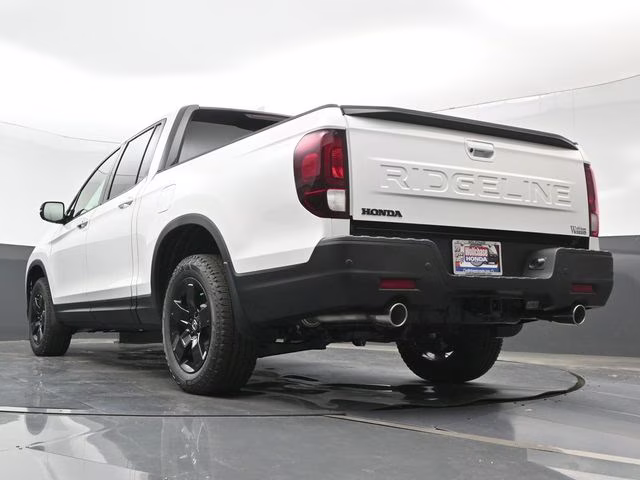 2026 Platinum White Pearl Honda Ridgeline Black Edition AWD Truck
