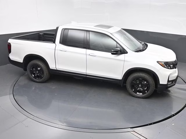 2026 Platinum White Pearl Honda Ridgeline Black Edition AWD Truck