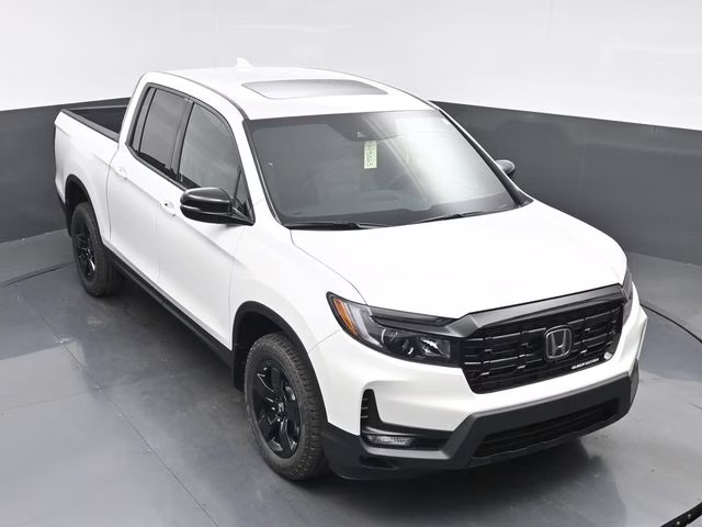 2026 Platinum White Pearl Honda Ridgeline Black Edition AWD Truck