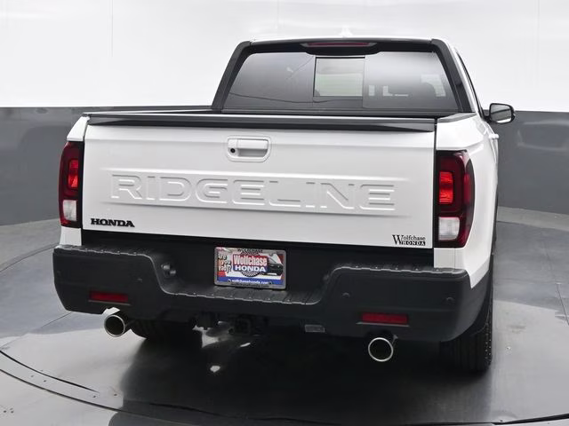 2026 Platinum White Pearl Honda Ridgeline Black Edition AWD Truck