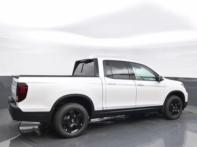 2026 Platinum White Pearl Honda Ridgeline Black Edition AWD Truck