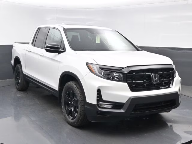 2026 Platinum White Pearl Honda Ridgeline Black Edition AWD Truck