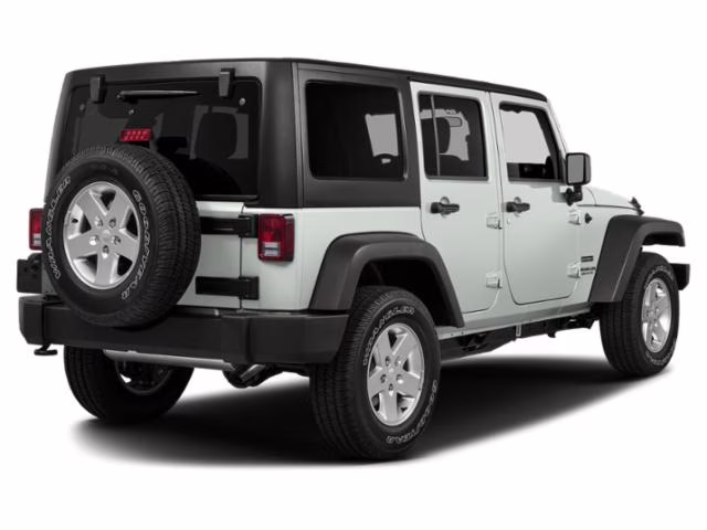 2018 Bright White Clearcoat Jeep Wrangler JK Unlimited Sport 4X4 SUV