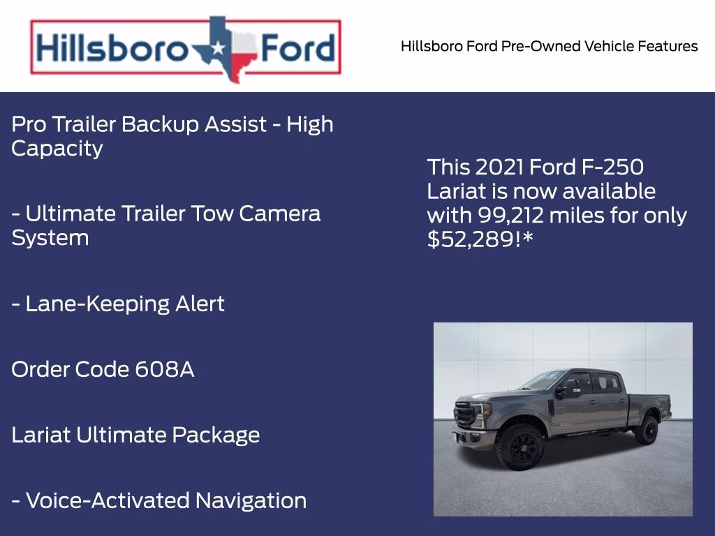 2021 Carbonized Gray Metallic Ford Super Duty F-250 SRW Lariat 4X4 Truck