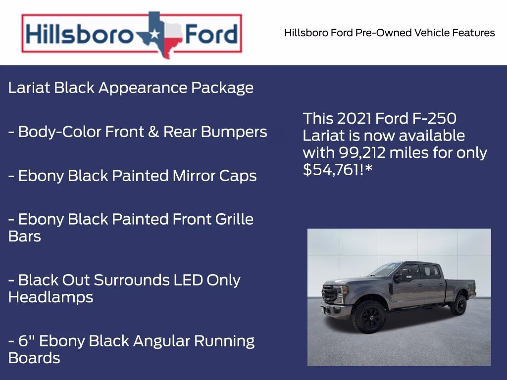 2021 Carbonized Gray Metallic Ford Super Duty F-250 SRW Lariat 4X4 Truck