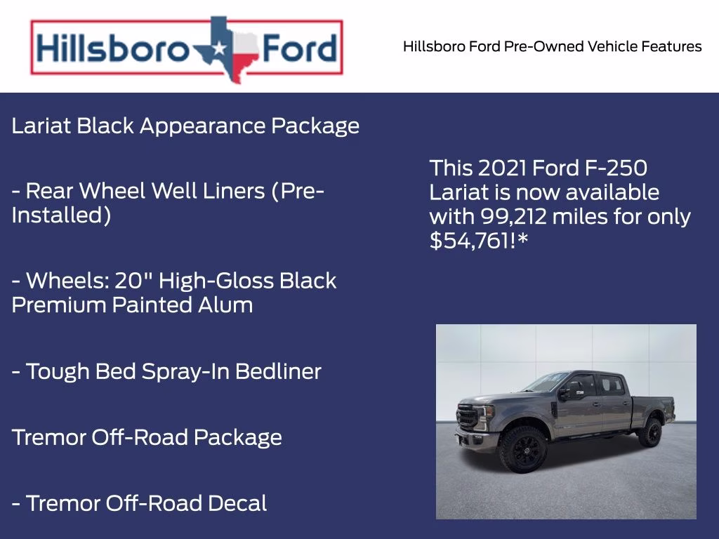 2021 Carbonized Gray Metallic Ford Super Duty F-250 SRW Lariat 4X4 Truck