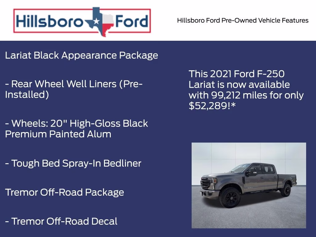 2021 Carbonized Gray Metallic Ford Super Duty F-250 SRW Lariat 4X4 Truck