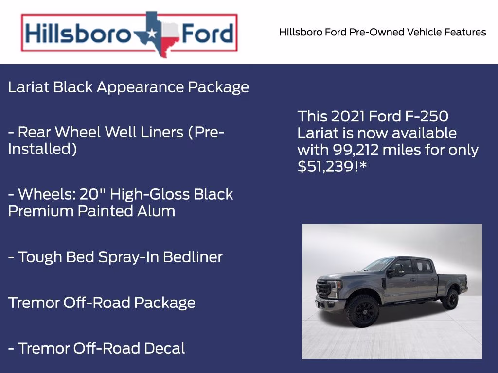 2021 Carbonized Gray Metallic Ford Super Duty F-250 SRW Lariat 4X4 Truck
