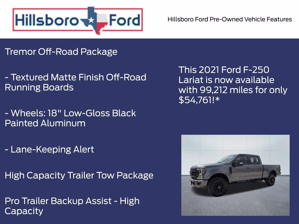 2021 Carbonized Gray Metallic Ford Super Duty F-250 SRW Lariat 4X4 Truck