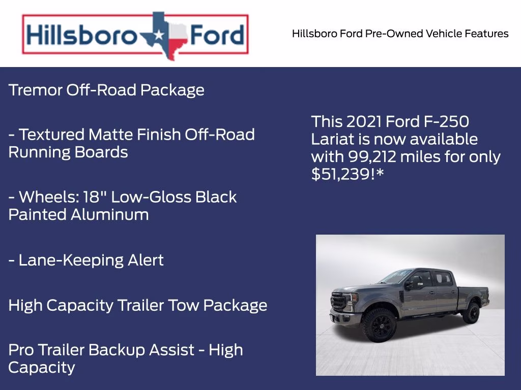 2021 Carbonized Gray Metallic Ford Super Duty F-250 SRW Lariat 4X4 Truck