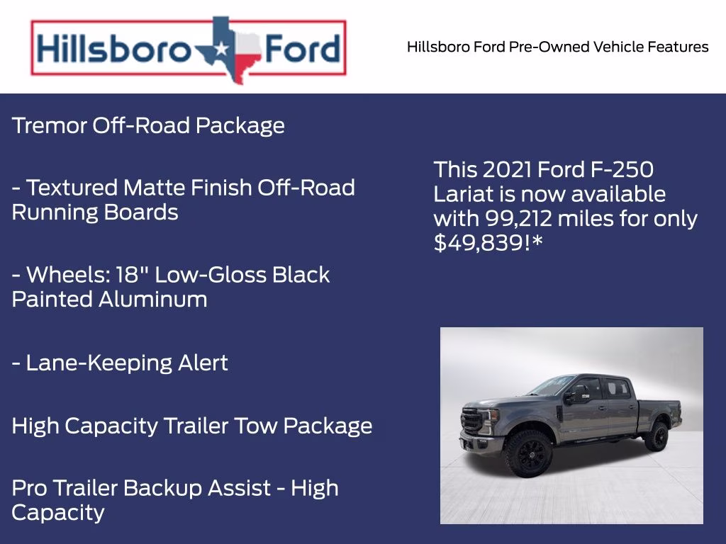 2021 Carbonized Gray Metallic Ford Super Duty F-250 SRW Lariat 4X4 Truck