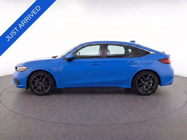2023 Blue Honda Civic Sport Touring FWD Hatchback