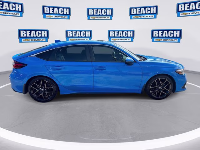 2023 Blue Honda Civic Sport Touring FWD Hatchback