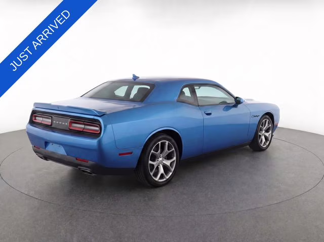 2015 Blue Pearl Dodge Challenger SXT RWD Coupe