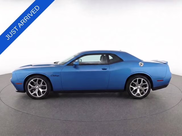 2015 Blue Pearl Dodge Challenger SXT RWD Coupe