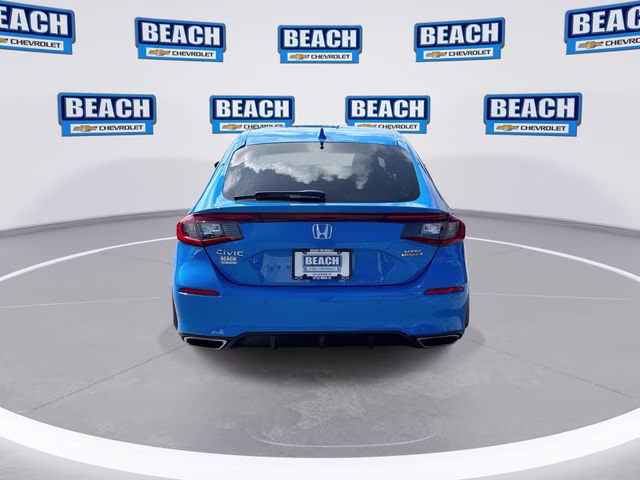 2023 Blue Honda Civic Sport Touring FWD Hatchback