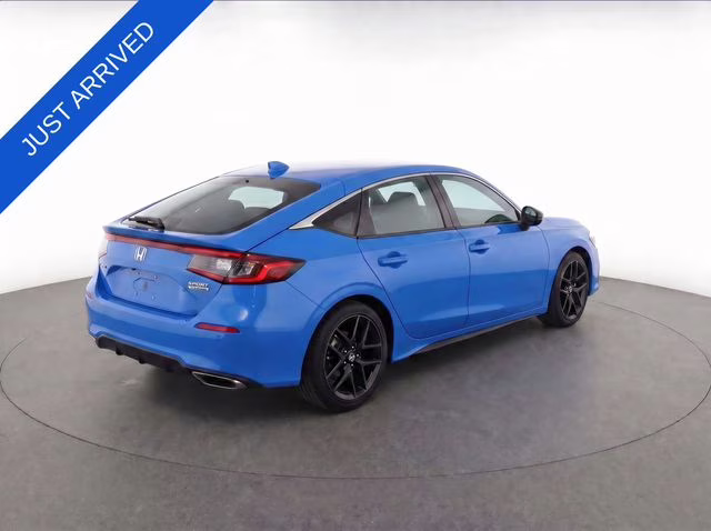 2023 Blue Honda Civic Sport Touring FWD Hatchback