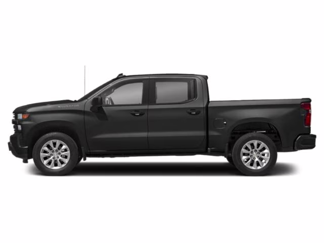 2021 Shadow Gray Metallic Chevrolet Silverado 1500 Custom RWD Truck