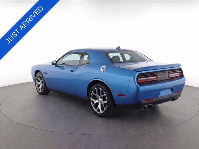 2015 Blue Pearl Dodge Challenger SXT RWD Coupe