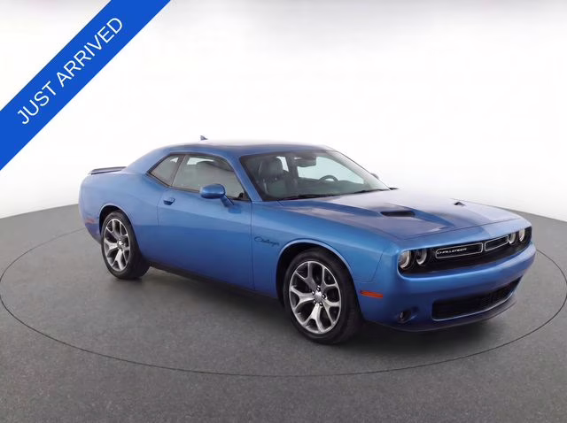2015 Blue Pearl Dodge Challenger SXT RWD Coupe