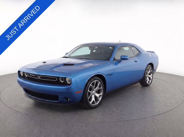 2015 Blue Pearl Dodge Challenger SXT RWD Coupe