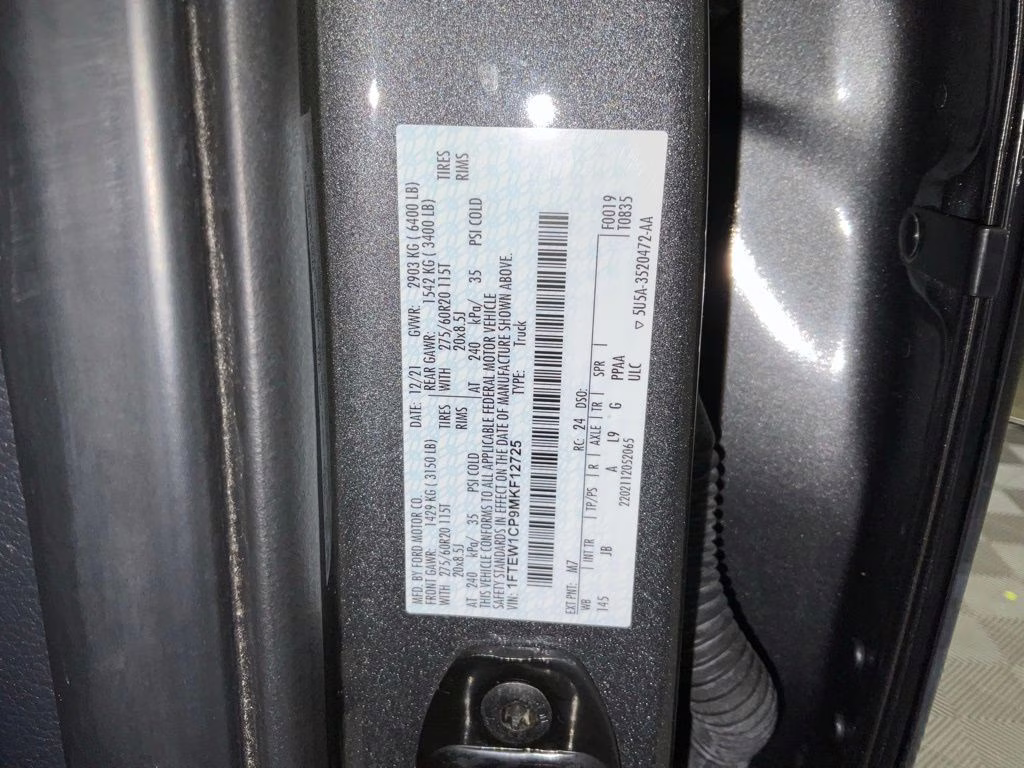2021 Gray Metallic Ford F-150 XL RWD Truck