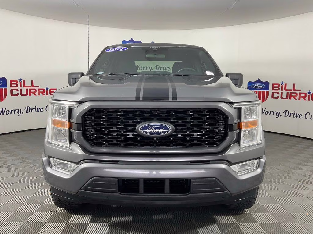 2021 Gray Metallic Ford F-150 XL RWD Truck