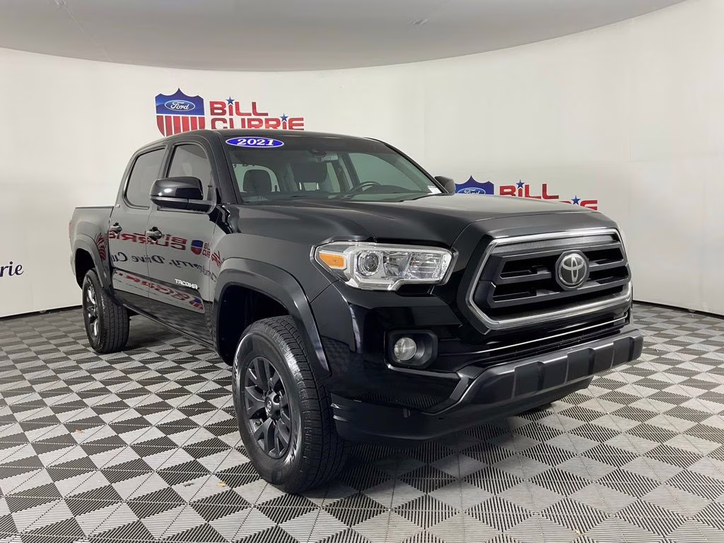 2021 Midnight Black Metallic Toyota Tacoma SR5 RWD Truck
