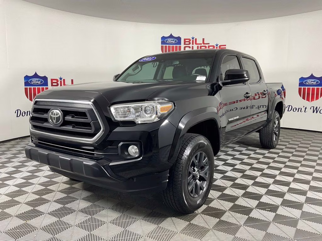 2021 Midnight Black Metallic Toyota Tacoma SR5 RWD Truck