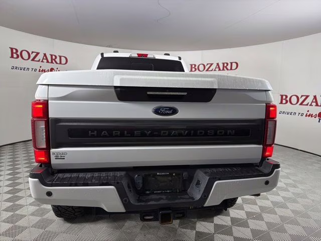 2021 White Ford Super Duty F-250 SRW Lariat Harley Davidson 4X4 Truck