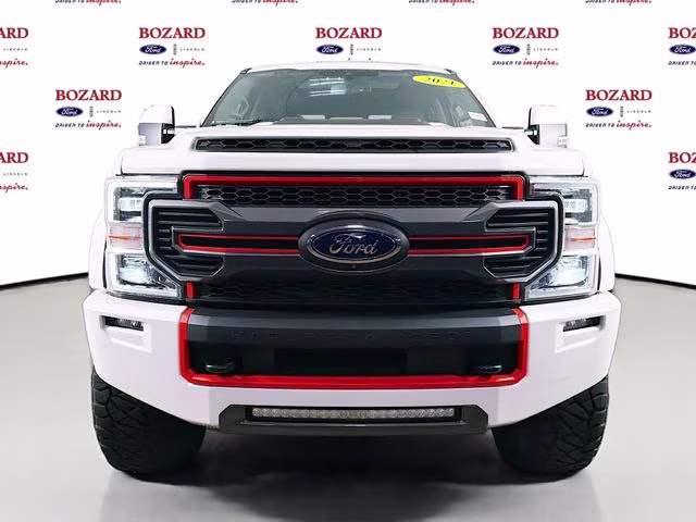 2021 White Metallic Ford Super Duty F-250 SRW Lariat Harley Davidson 4X4 Truck