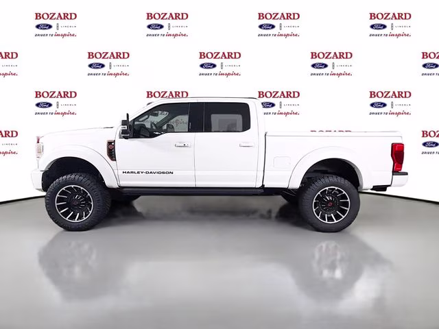 2021 White Metallic Ford Super Duty F-250 SRW Lariat Harley Davidson 4X4 Truck