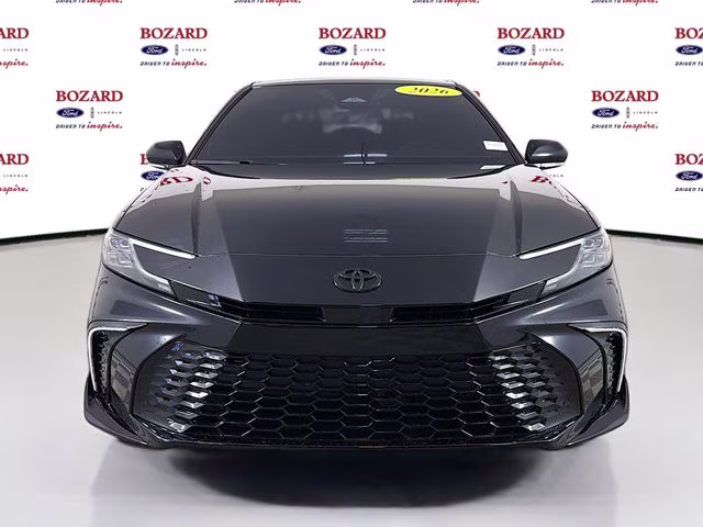 2026 Midnight Black Metallic Toyota Camry XSE FWD Sedan