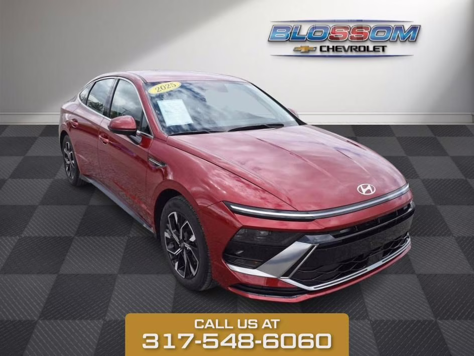 2025 Red Hyundai Sonata SEL FWD Sedan