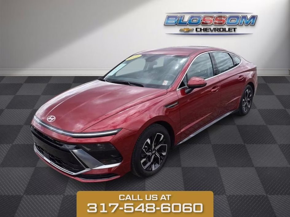 2025 Red Hyundai Sonata SEL FWD Sedan