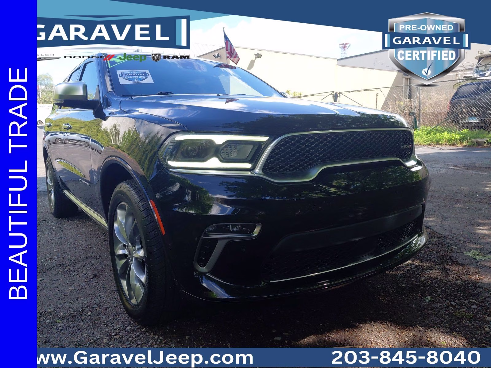 2021 DB Black Crystal Clearcoat Dodge Durango Citadel AWD SUV
