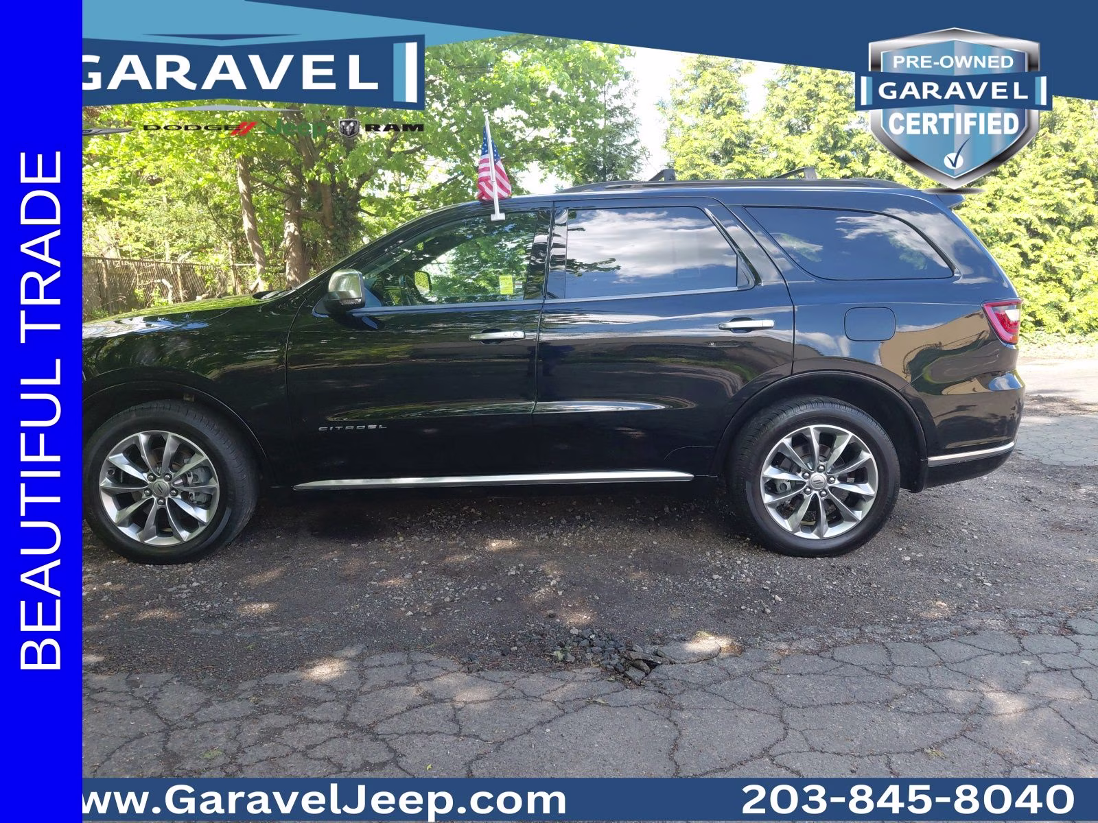 2021 DB Black Crystal Clearcoat Dodge Durango Citadel AWD SUV