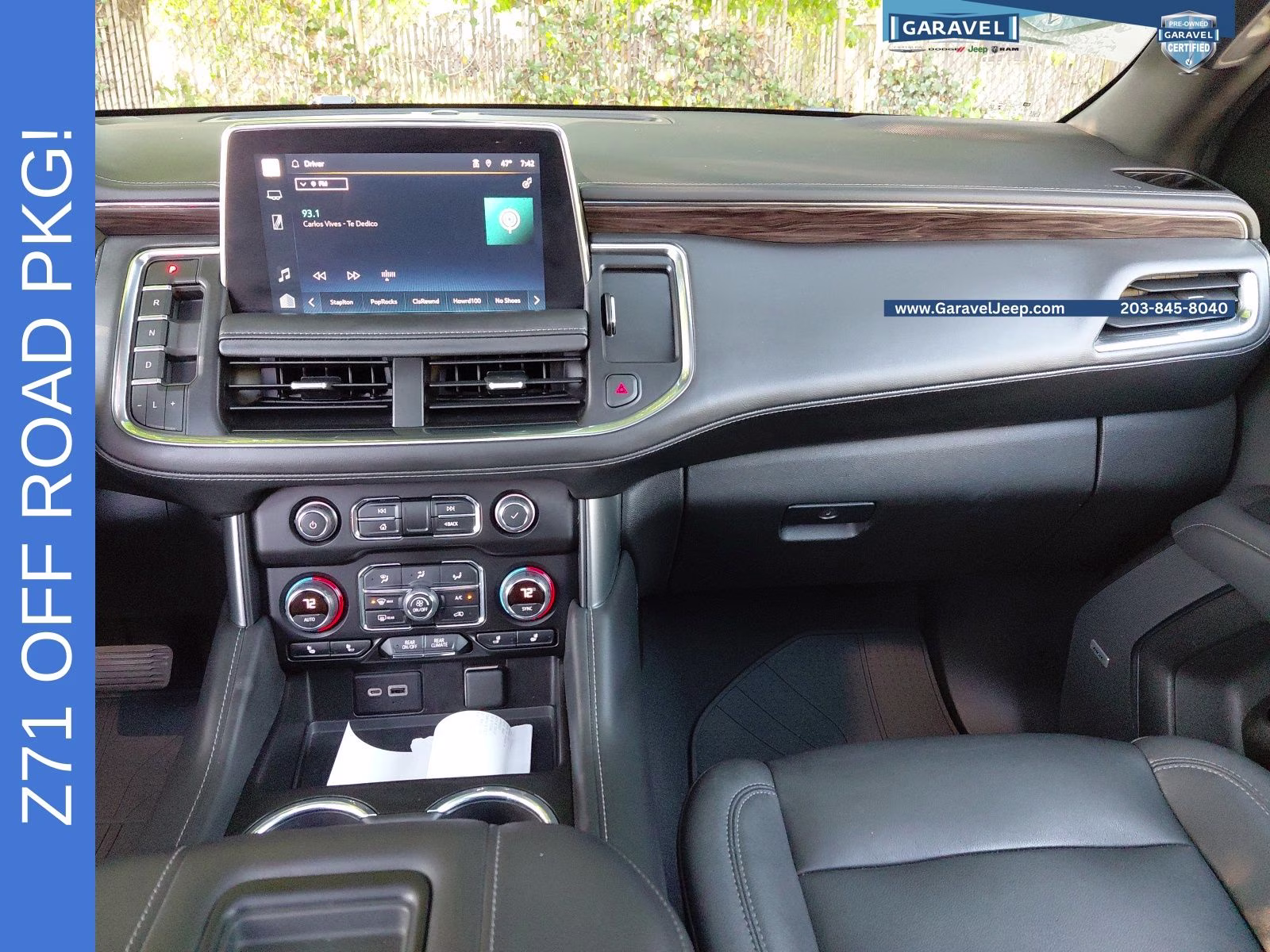 2022 Black Chevrolet Tahoe Z71 4X4 SUV