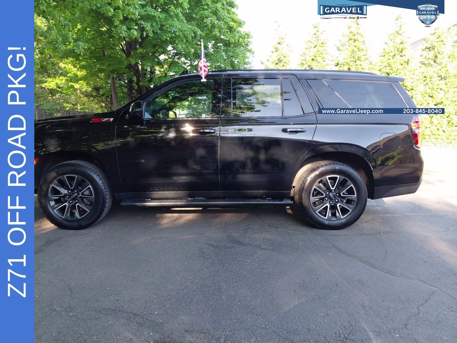 2022 Black Chevrolet Tahoe Z71 4X4 SUV