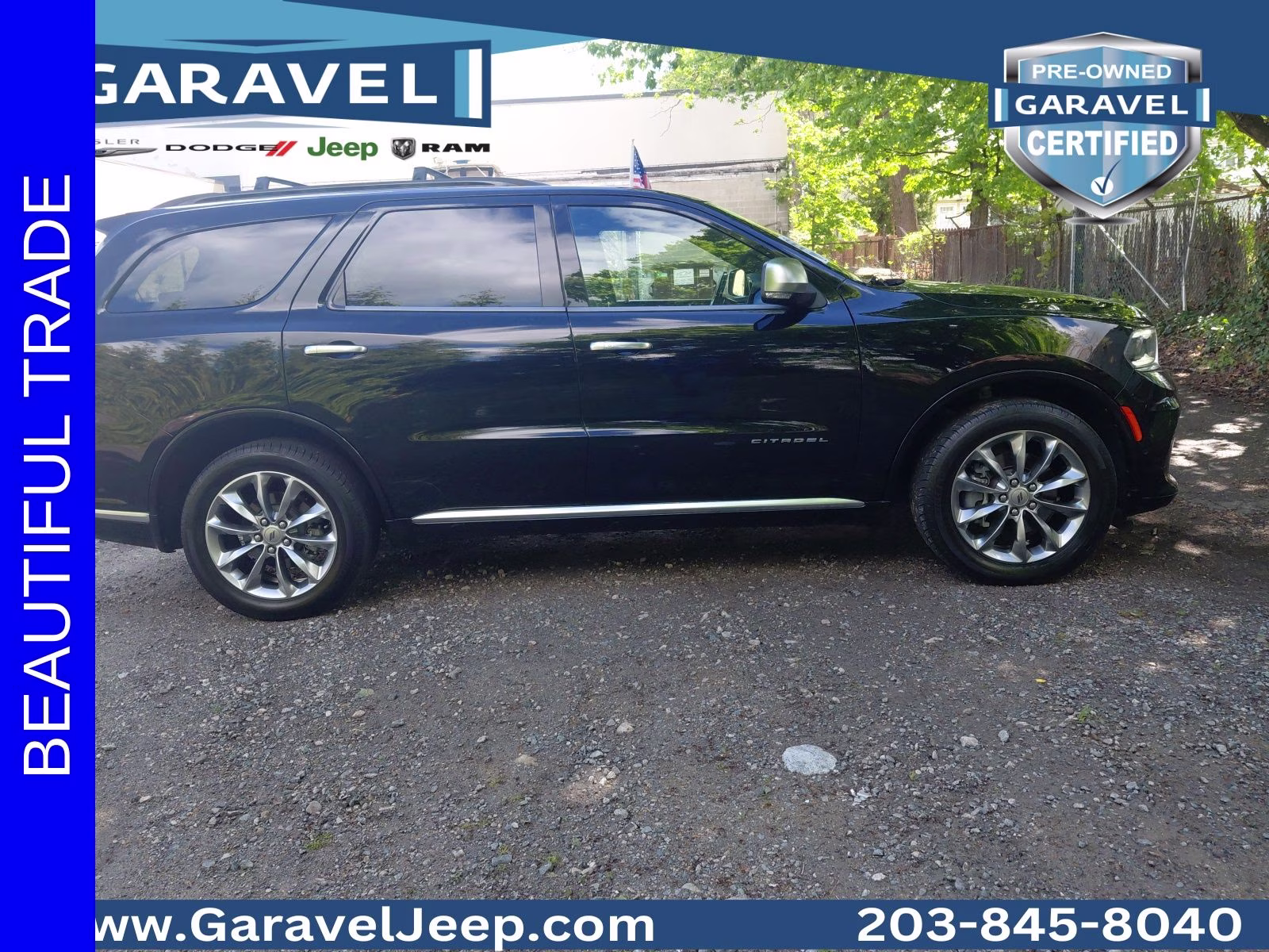 2021 DB Black Crystal Clearcoat Dodge Durango Citadel AWD SUV