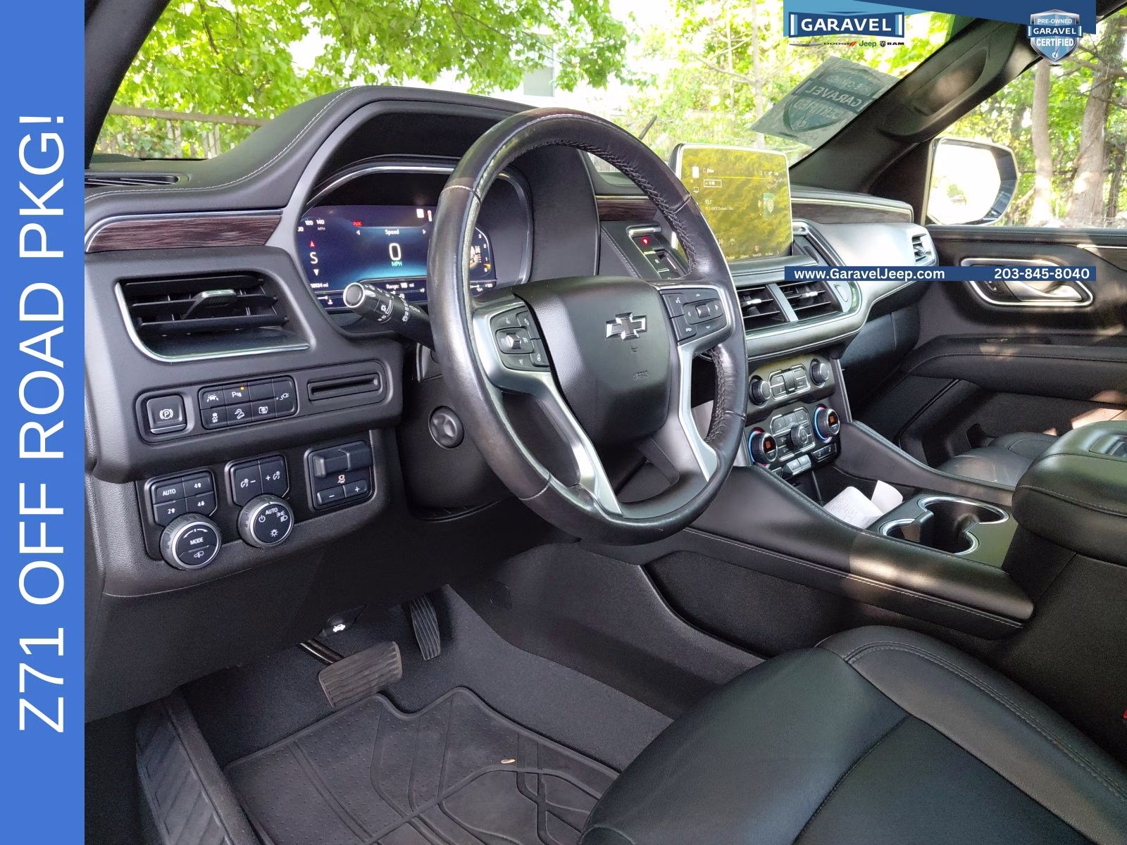 2022 Black Chevrolet Tahoe Z71 4X4 SUV