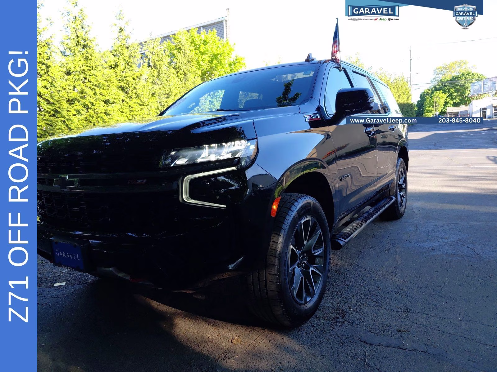 2022 Black Chevrolet Tahoe Z71 4X4 SUV