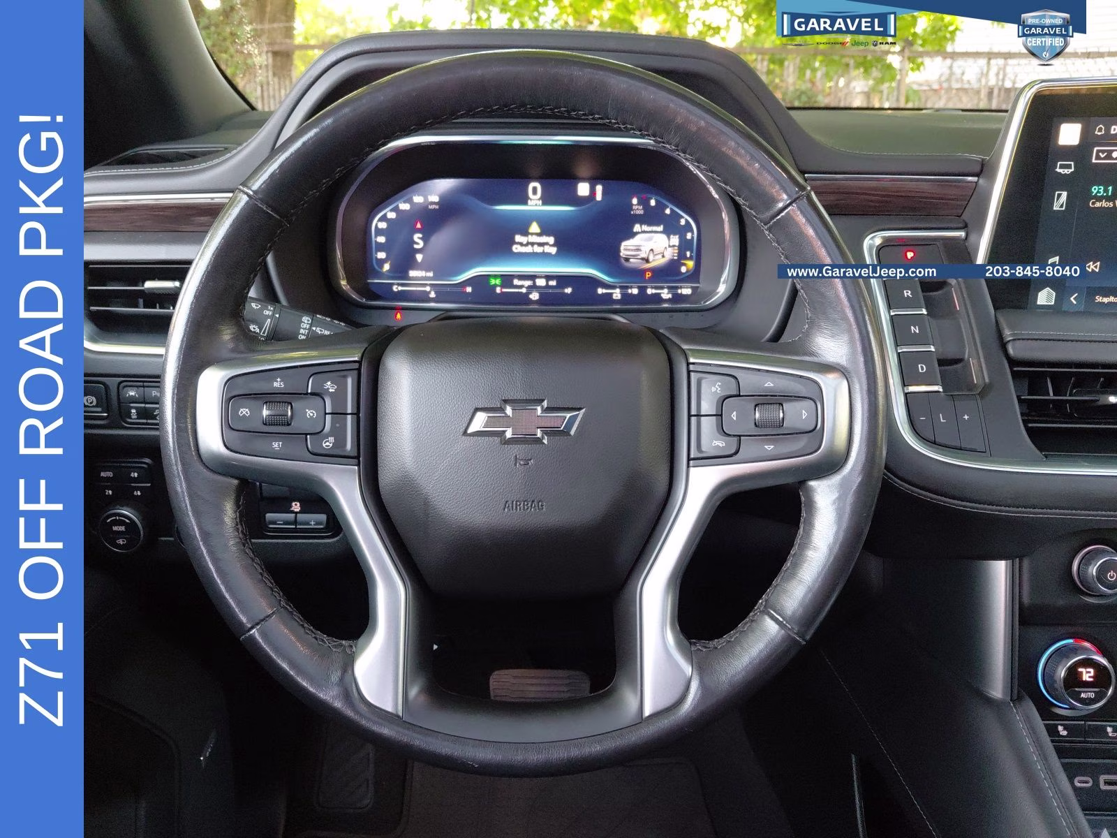 2022 Black Chevrolet Tahoe Z71 4X4 SUV