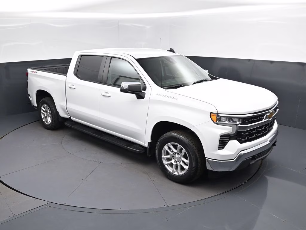 2023 Summit White Chevrolet Silverado 1500 LT 4X4 Truck