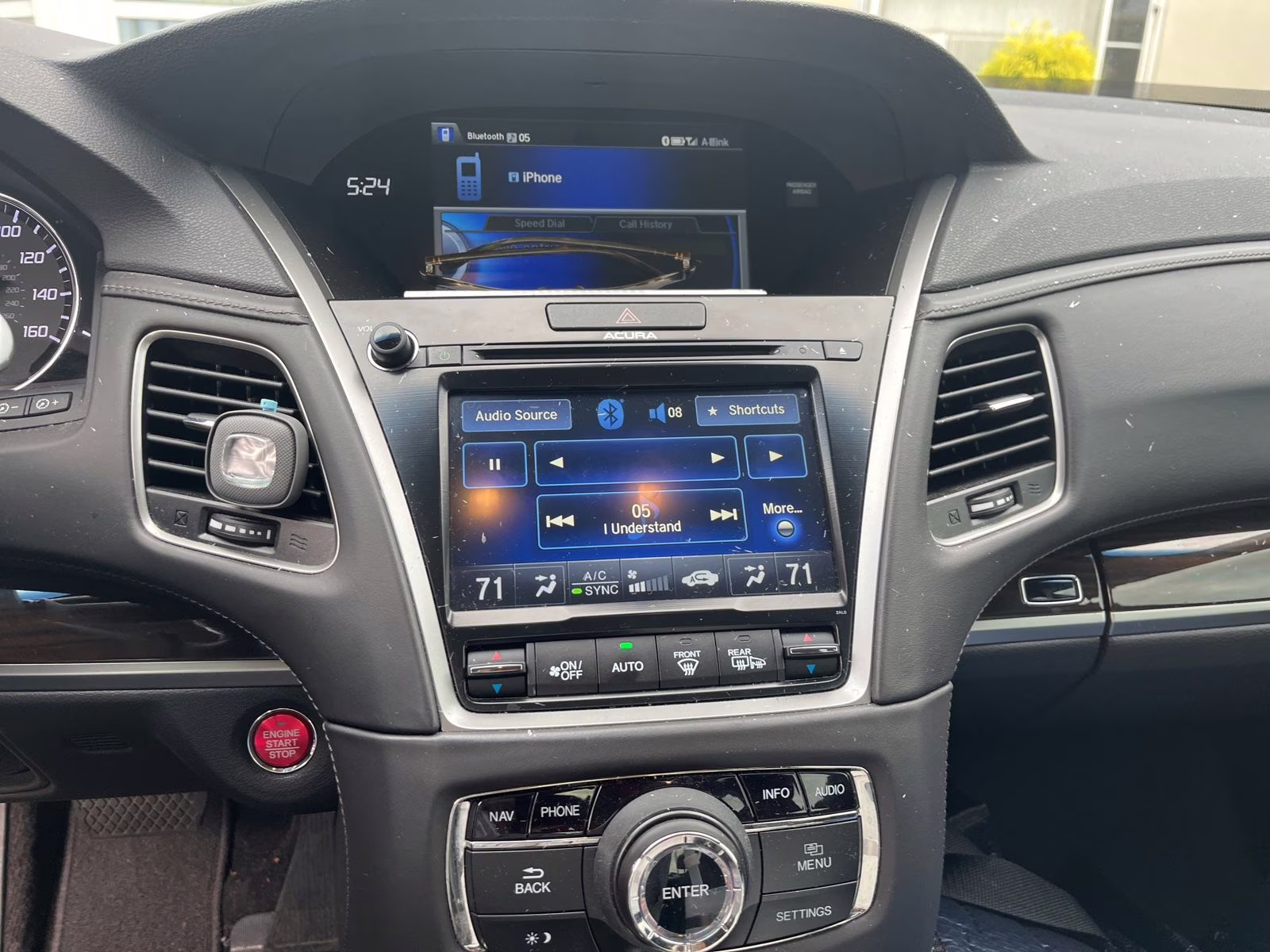 2014 Black Acura RLX Base FWD Sedan