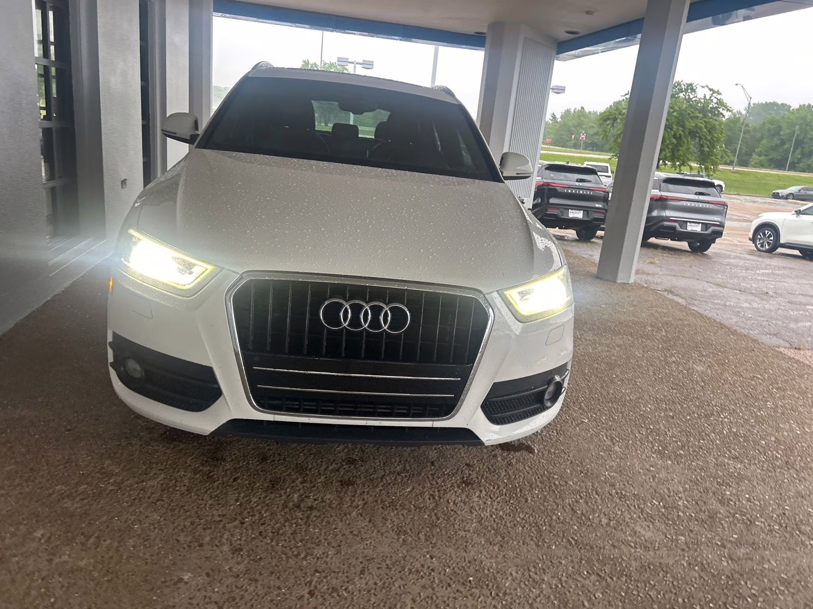 2015 White Audi Q3 2.0T Premium Plus AWD SUV